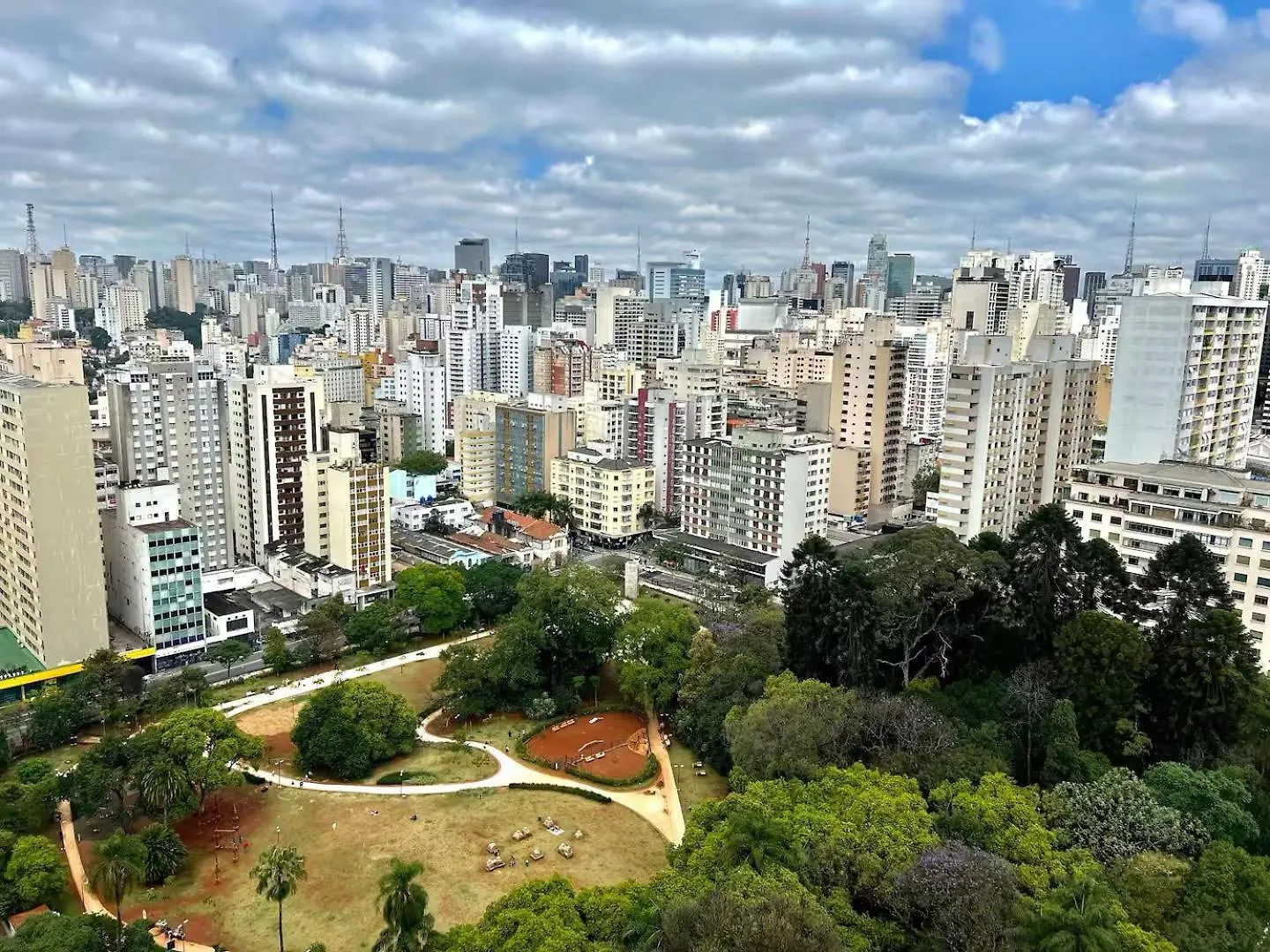 דירה סאו פאולו Studio Com Ampla Vista, Pq Augusta, 11 Andar, Metro