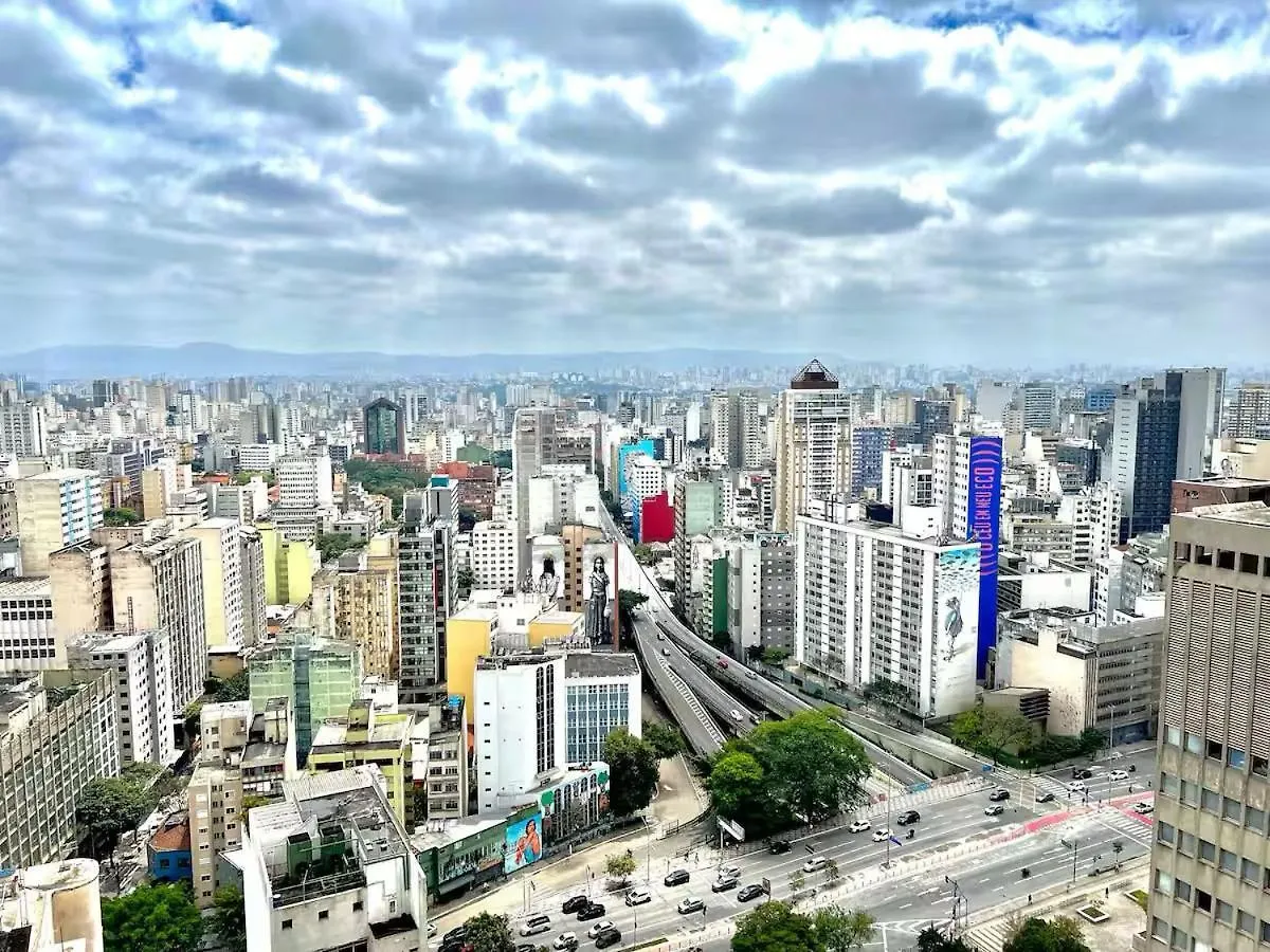 סאו פאולו Studio Com Ampla Vista, Pq Augusta, 11 Andar, Metro 0*, סאו פאולו