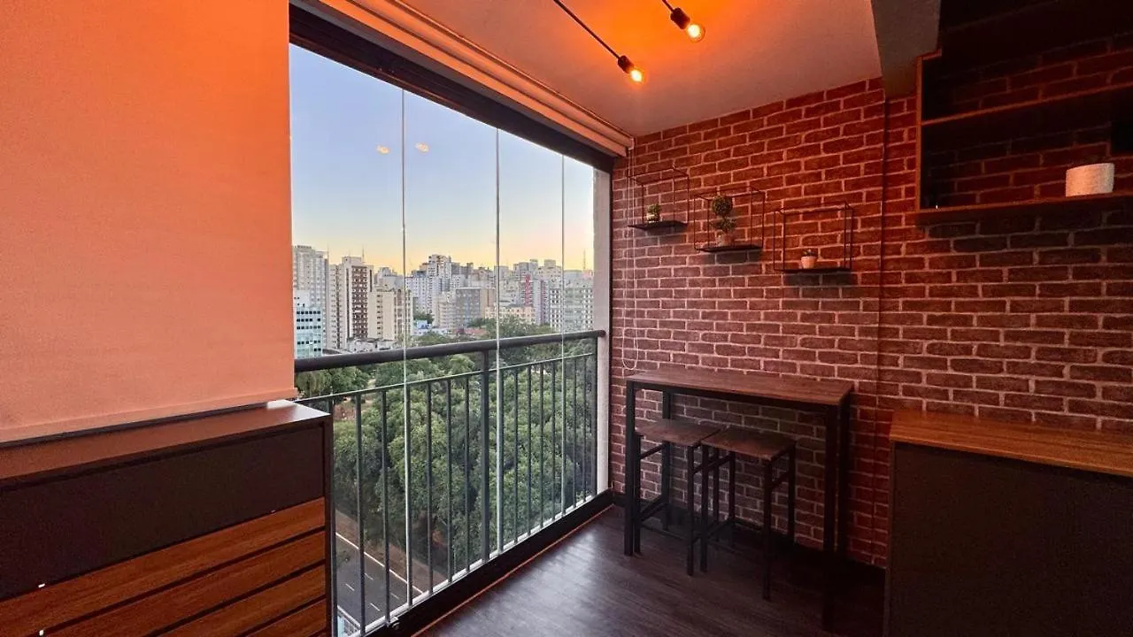 סאו פאולו Studio Com Ampla Vista, Pq Augusta, 11 Andar, Metro 0*, סאו פאולו ברזיל